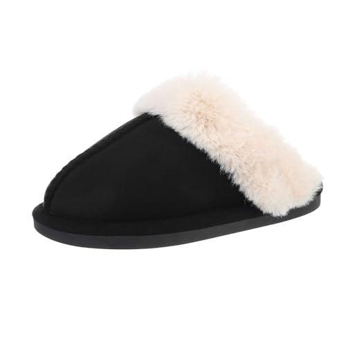 Ital Design Damenschuhe Freizeitschuhe Hausschuhe, BNB-15-, Textil, Schwarz, Gr. 36 von Ital Design