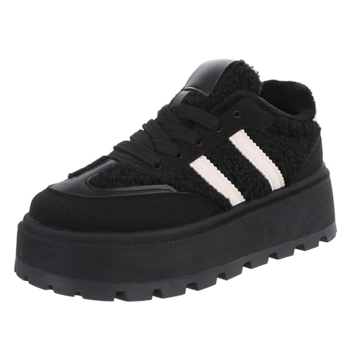 Ital Design Damenschuhe Freizeitschuhe Sneakers Low, 24886-, Kunstleder, Schwarz, Gr. 40 von Ital Design
