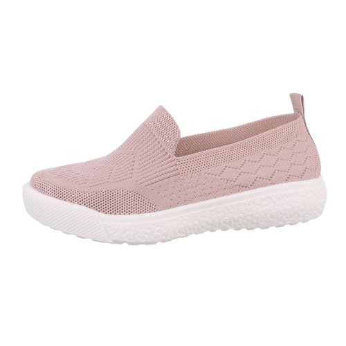 Ital Design Damenschuhe Freizeitschuhe Sneakers Low, 807-1-, Textil, Altrosa, Gr. 39 von Ital Design