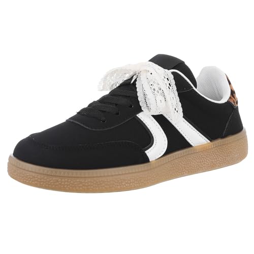 Ital Design Damenschuhe Freizeitschuhe Sneakers Low, 88227-, Kunstleder, Schwarz, Gr. 40 von Ital Design