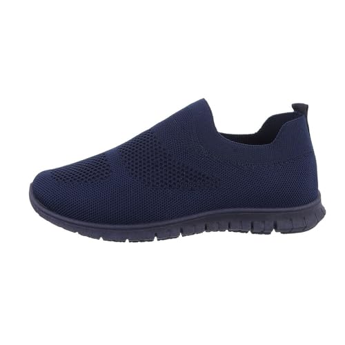 Ital Design Damenschuhe Freizeitschuhe Sneakers Low, A-1-1-1-, Textil, Dunkelblau, Gr. 38 von Ital Design