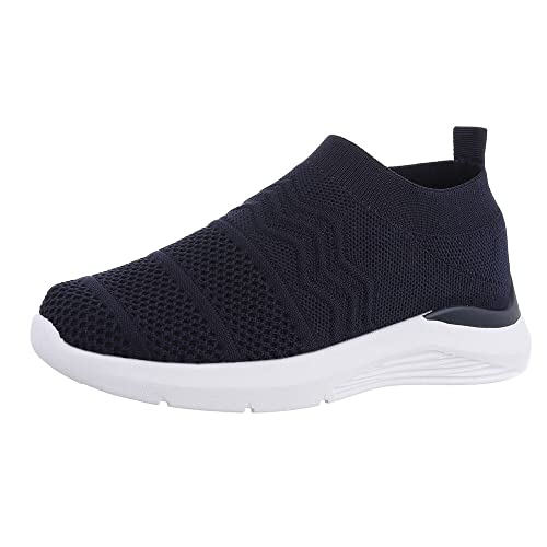 Ital Design Damenschuhe Freizeitschuhe Sneakers Low, J2322-1-, Synthetik, Dunkelblau Weiß, Gr. 37 von Ital Design