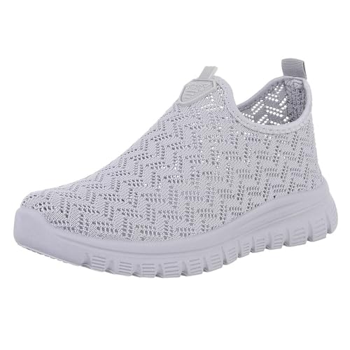 Ital Design Damenschuhe Freizeitschuhe Sneakers Low, LW-60-, Textil, Hellgrau, Gr. 38 von Ital Design