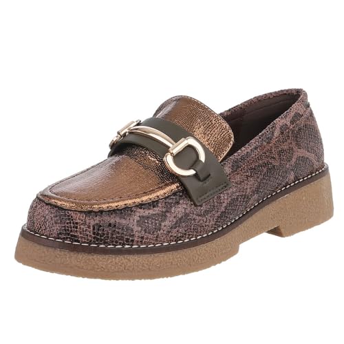 Ital Design Damenschuhe Halbschuhe Mokassins, TC-31-, Kunstleder, Bronze, Gr. 38 Ital Design Damenschuhe Halbschuhe Mokassins, TC-31-, Kunstleder, Bronze, Gr. 38 von Ital Design