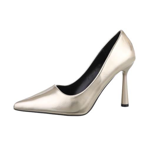 Ital Design Damenschuhe Pumps High Heel Pumps, BO-198-, Kunstleder, Gold, Gr. 39 Ital Design Damenschuhe Pumps High Heel Pumps, BO-198-, Kunstleder, Gold, Gr. 39 von Ital Design