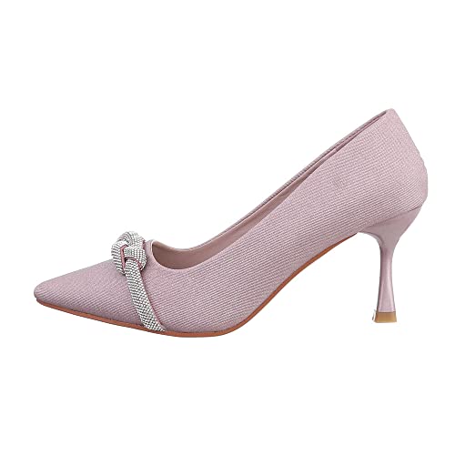 Ital Design Damenschuhe Pumps High Heel Pumps, YU-129-, Synthetik, Hellrosa, Gr. 37 Ital Design Damenschuhe Pumps High Heel Pumps, YU-129-, Synthetik, Hellrosa, Gr. 37 von Ital Design