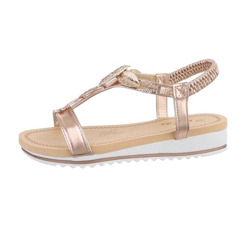 Ital Design Damenschuhe Sandalen & Sandaletten Keilsandaletten, AM241-, Kunstleder, Champagner, Gr. 38 Ital Design Damenschuhe Sandalen & Sandaletten Keilsandaletten, AM241-, Kunstleder, Champagner, Gr. 38 von Ital Design