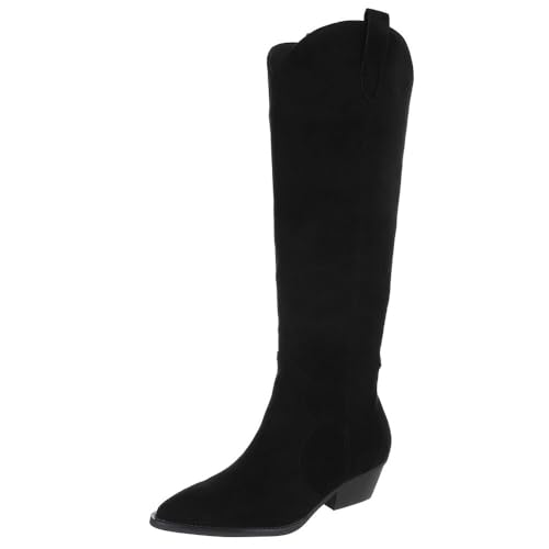 Ital Design Damenschuhe Stiefel Flache Stiefel, 1139-1-, Textil, Schwarz, Gr. 39 von Ital Design