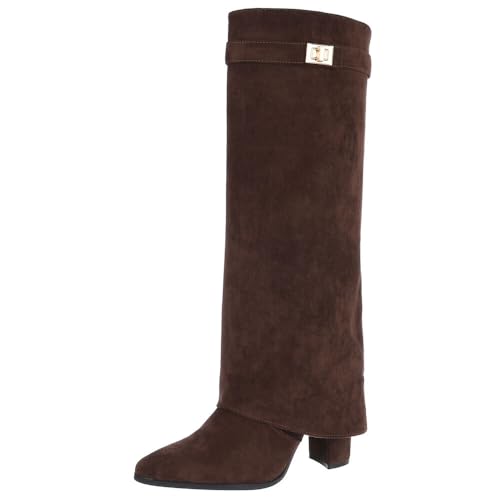 Ital Design Damenschuhe Stiefel High-Heel Stiefel, DES8063S-, Textil, Braun, Gr. 38 Ital Design Damenschuhe Stiefel High-Heel Stiefel, DES8063S-, Textil, Braun, Gr. 38 von Ital Design
