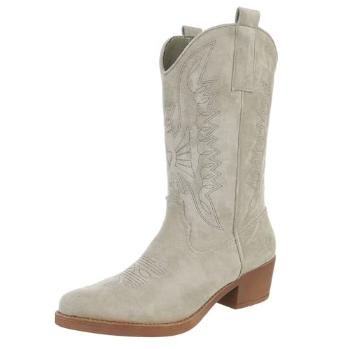 Ital Design Damenschuhe Stiefel Western- & Bikerstiefel, 301-A32SZ-, Textil, Hellgrün, Gr. 38 Ital Design Damenschuhe Stiefel Western- & Bikerstiefel, 301-A32SZ-, Textil, Hellgrün, Gr. 38 von Ital Design