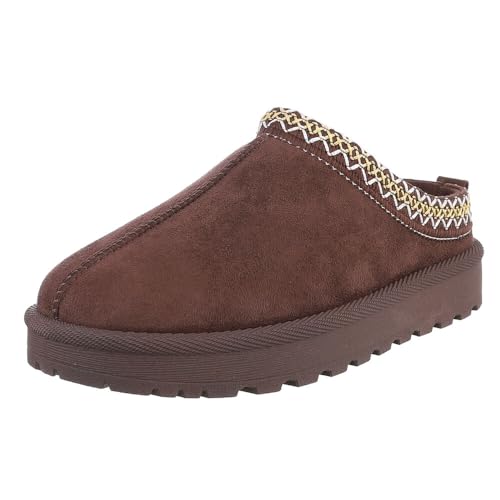 Ital Design Damenschuhe Stiefeletten Flache Stiefeletten, 25823-, Kunstleder, Braun, Gr. 36 von Ital Design