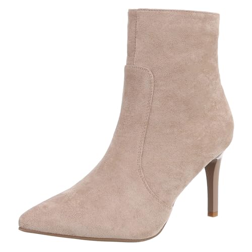 Ital Design Damenschuhe Stiefeletten High-Heel Stiefeletten, DES610S-, Textil, Hellbraun, Gr. 41 Ital Design Damenschuhe Stiefeletten High-Heel Stiefeletten, DES610S-, Textil, Hellbraun, Gr. 41 von Ital Design
