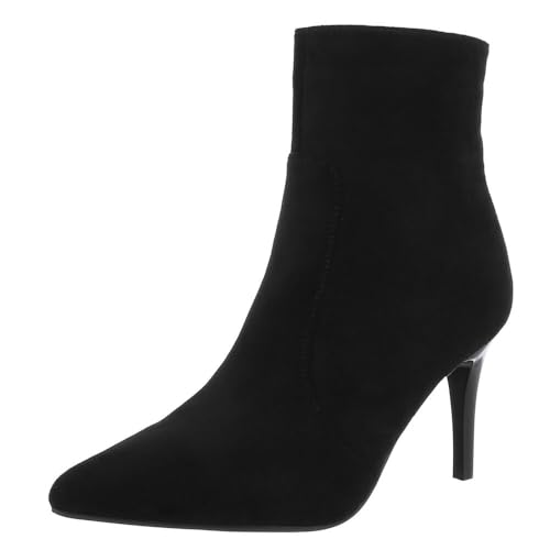 Ital Design Damenschuhe Stiefeletten High-Heel Stiefeletten, DES610S-, Textil, Schwarz, Gr. 37 von Ital Design