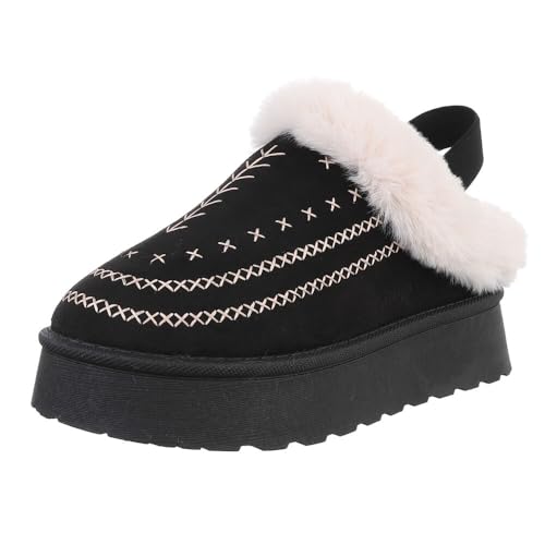 Ital Design Damenschuhe Stiefeletten Plateaustiefeletten, 25826-, Textil, Schwarz, Gr. 38 von Ital Design