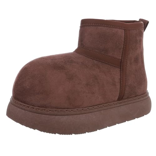 Ital Design Damenschuhe Stiefeletten Plateaustiefeletten, XC-26-, Textil, Braun, Gr. 41 von Ital Design