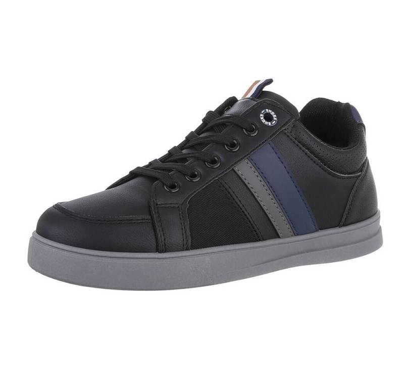 Coolwalk Herren Low-Top Freizeit Sneaker (88828910) Flach Sneakers in Schwarz von Coolwalk