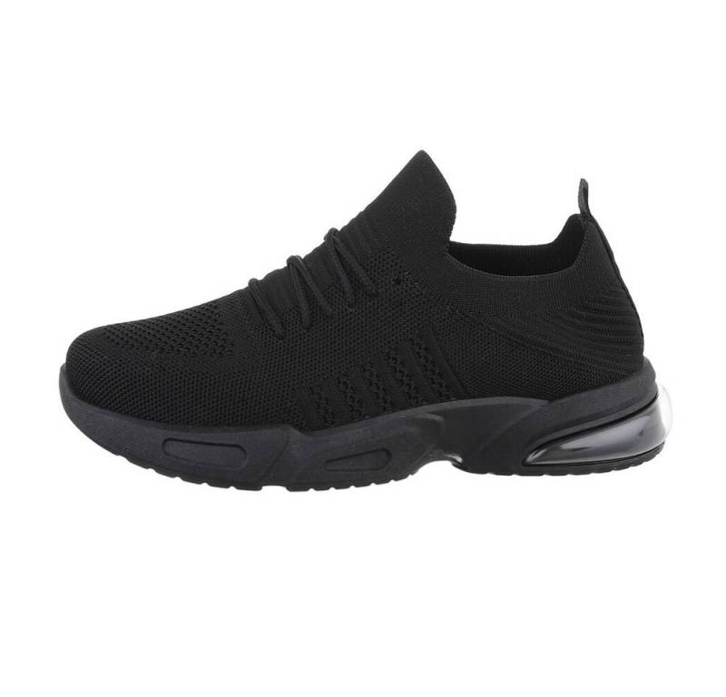 Coolwalk Herren Low-Top Freizeit Sneaker Flach Sneakers in Schwarz von Coolwalk