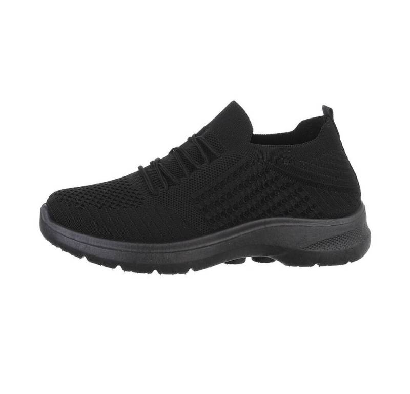 Coolwalk Herren Low-Top Freizeit Sneaker Flach Sneakers in Schwarz von Coolwalk