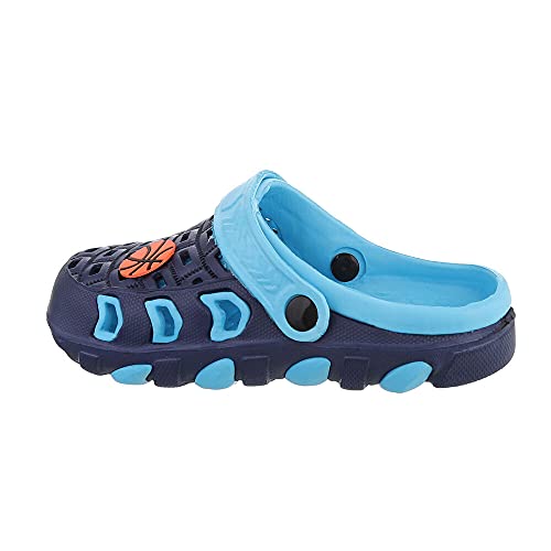 Ital Design Kinderschuhe Schuhe Sandalen, 100-1-, Synthetik, Blau, Gr. 21 von Ital Design