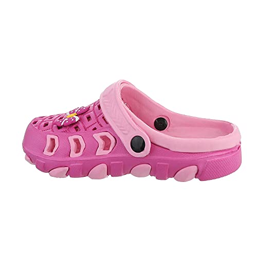 Ital Design Kinderschuhe Schuhe Sandalen, 100-1-, Synthetik, Pink, Gr. 35 von Ital Design