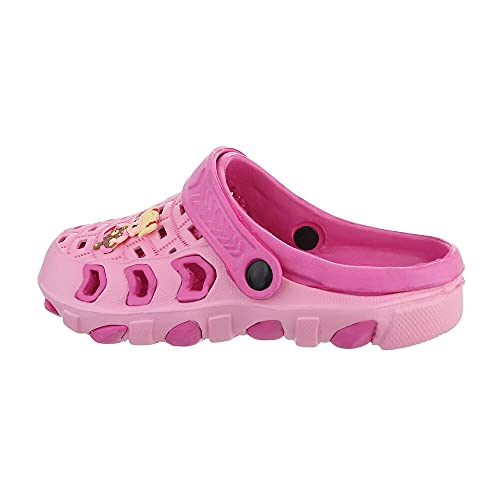 Ital Design Kinderschuhe Schuhe Sandalen, 100-1-, Synthetik, Rosa, Gr. 35 von Ital Design