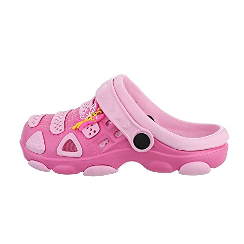 Ital Design Kinderschuhe Schuhe Sandalen, 206-1-, Synthetik, Pink, Gr. 32 von Ital Design