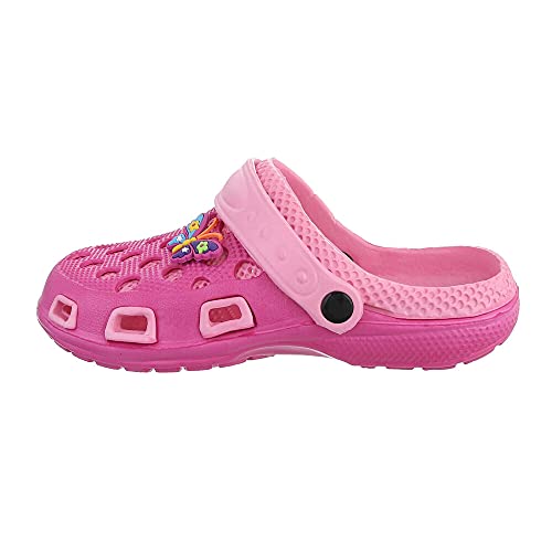 Ital Design Kinderschuhe Schuhe Sandalen, 235-1-, Synthetik, Pink, Gr. 33 von Ital Design