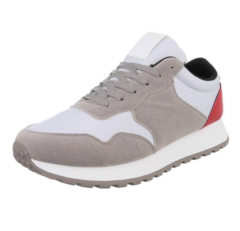 Coolwalk Stylischer Herrenschuh mit hohem Komfort für Freizeit Sneaker (89543864) Flach Sneakers in Grau von Coolwalk