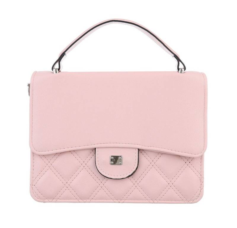 Ital-Design Schultertasche Kleine, Damentasche handtasche in Altrosa von Ital-Design