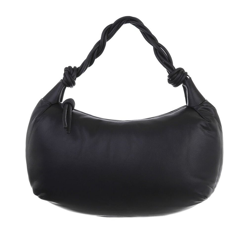 Ital-Design Schultertasche Mittelgroße, Damentasche Handtasche Baguette-Tasche von Ital-Design