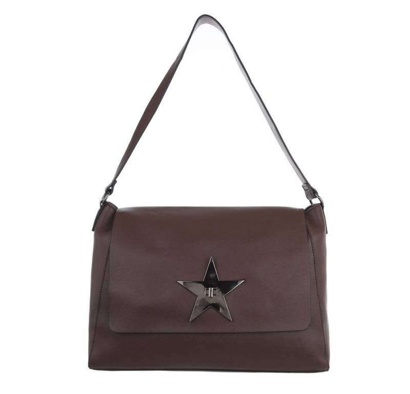 Ital-Design Schultertasche Mittelgroße, Damentasche Handtasche von Ital-Design