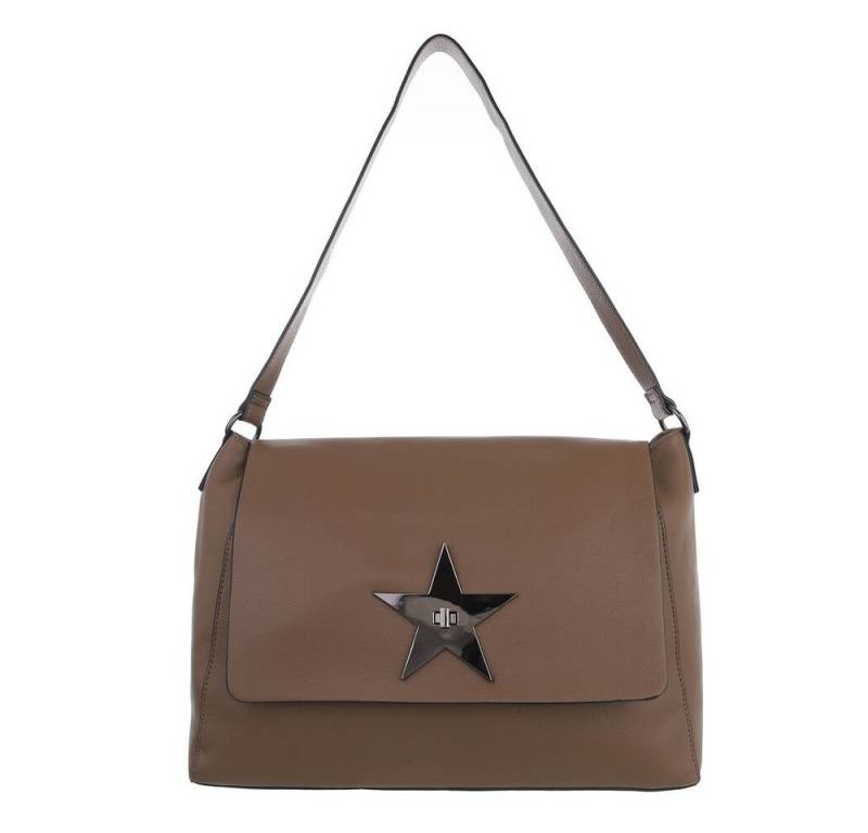 Ital-Design Schultertasche Mittelgroße, Damentasche Handtasche von Ital-Design