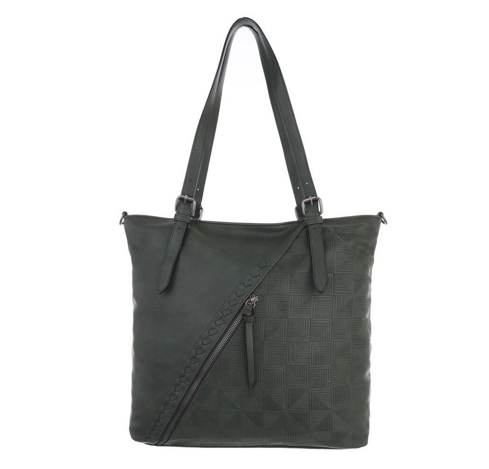 Ital-Design Schultertasche Mittelgroße, Damentasche used Look Handtasche von Ital-Design