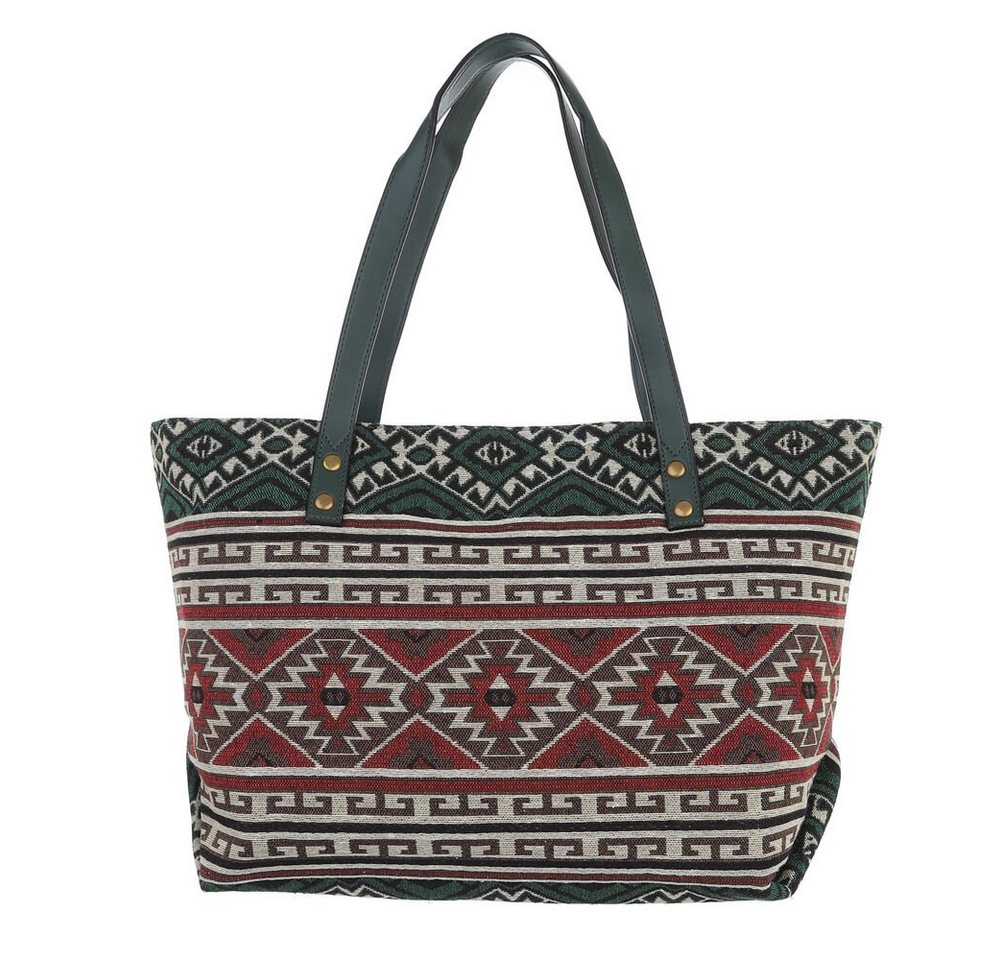 Ital-Design Shopper Mittelgroße, Damentasche Tragetasche Handtasche von Ital-Design