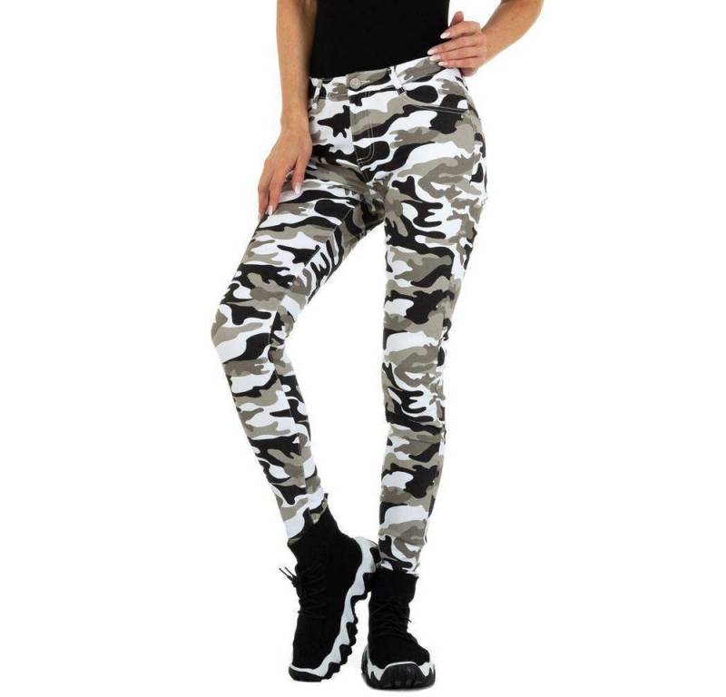 Ital-Design Skinny-fit-Jeans Damen Freizeit (76246893) Camouflage Skinny Jeans in Camouflage von Ital-Design