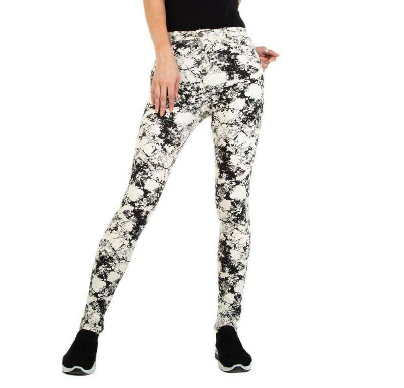 Ital-Design Skinny-fit-Jeans Damen Freizeit (76457523) Stretch Skinny Jeans in Schwarz von Ital-Design