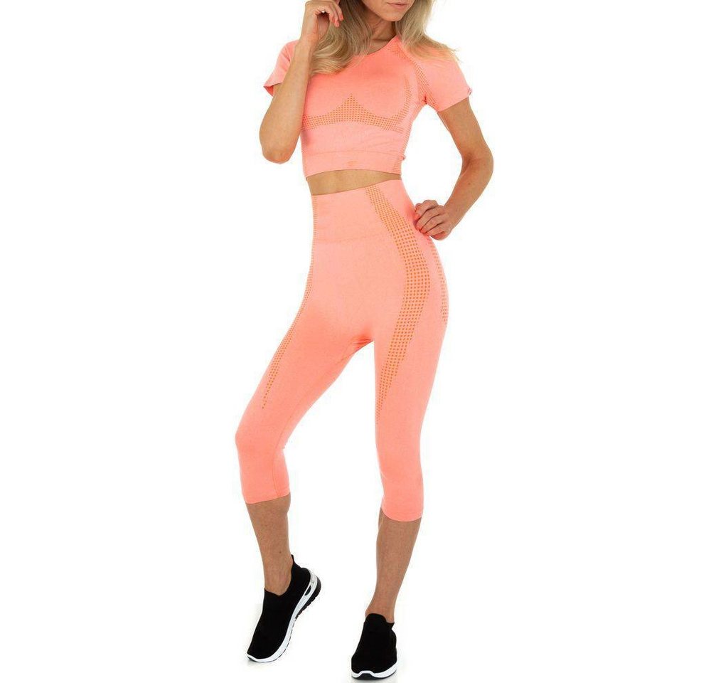 Ital-Design Sportanzug Damen Freizeit, Stretch Jogging- & Freizeitanzug in Rosa von Ital-Design