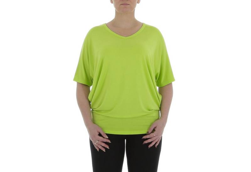 Ital-Design T-Shirt Damen Freizeit (85915843) T-Shirt in Neongrün von Ital-Design