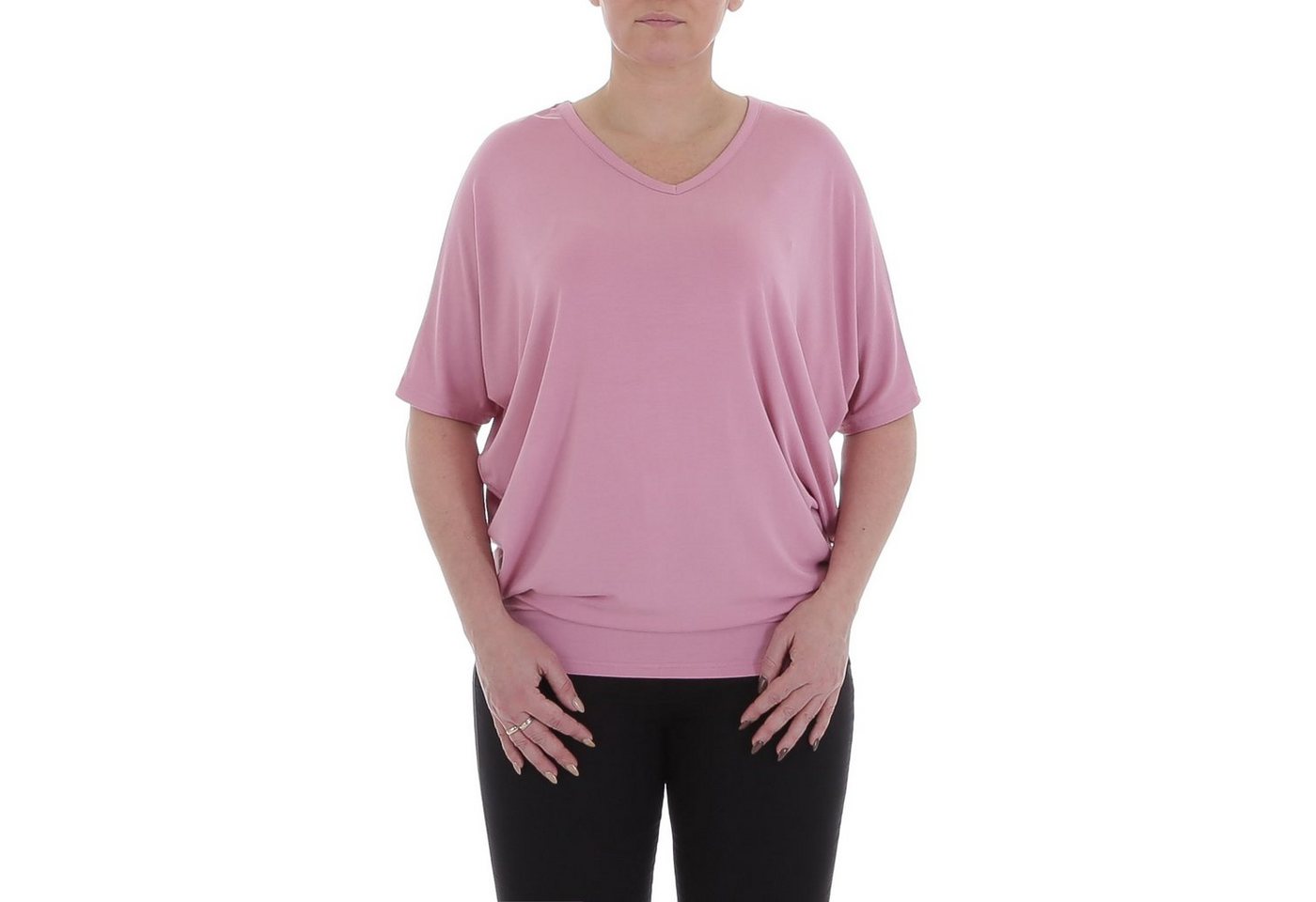 Ital-Design T-Shirt Damen Freizeit (85915842) T-Shirt in Rosa von Ital-Design