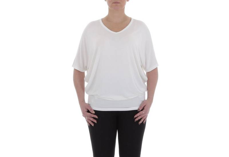 Ital-Design T-Shirt Damen Freizeit (85915837) T-Shirt in Weiß von Ital-Design