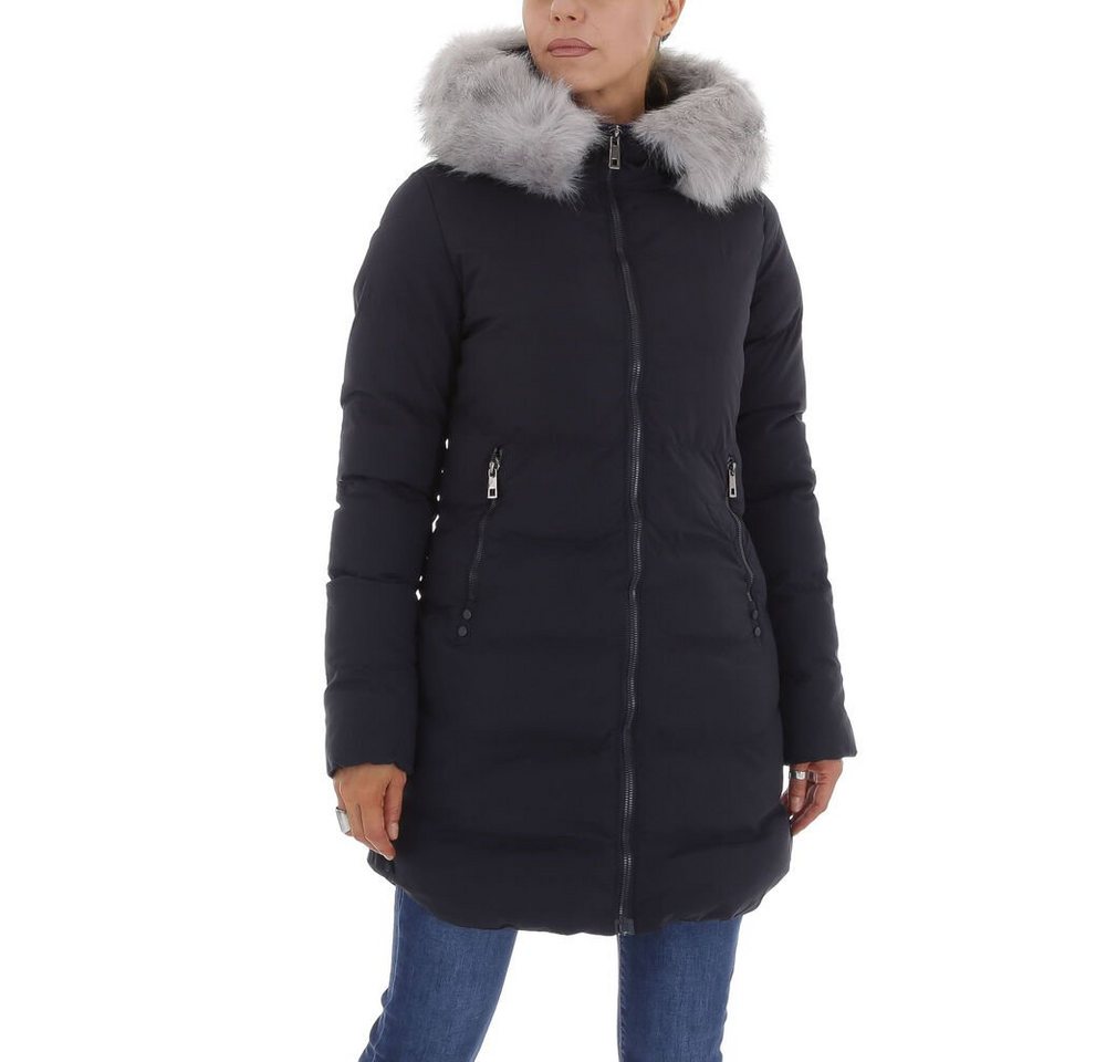 Ital-Design Winterjacke Damen Freizeit Kapuze Gefüttert Winterjacke von Ital-Design