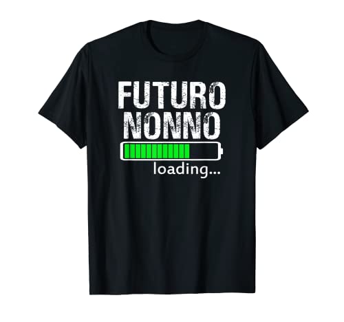 Herren Futuro Nonno Italienische Babyparty Future Opa Geschenk T-Shirt von Italian Baby Shower Future Grandpa Gifts