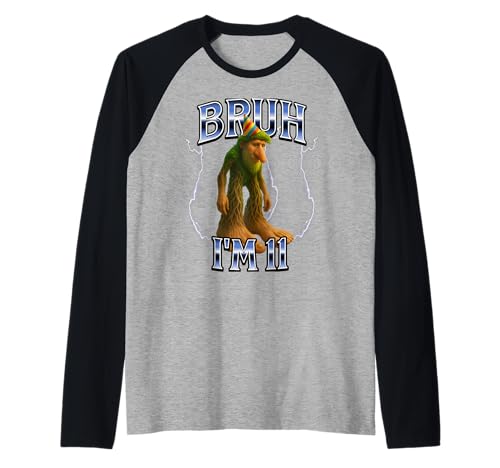 Italian Brainrot Birthday 11 Years Old Kids Raglan von Italian Brainrot Birthday Wear