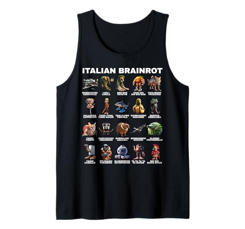 Italian Brainrot Kinder Tank Top von Italian Brainrot Kostüm