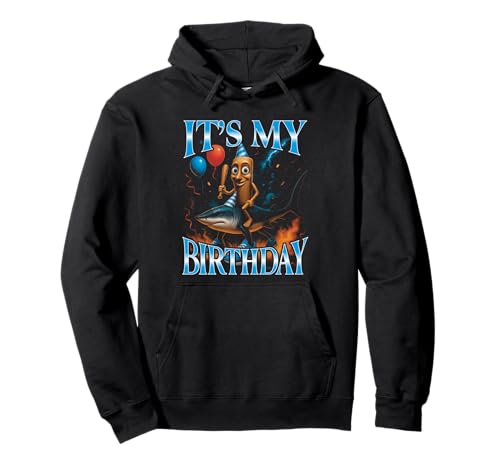 Italian Brainrot Tung Saher Tralala Geburtstag Kinder Meme Pullover Hoodie von Italian Brainrot Lustige Virale KI Meme Motive