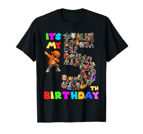 Funny It's My 5th Birthday Italian Brainrot Meme Jungen Mädchen T-Shirt Funny It's My 5th Birthday Italian Brainrot Meme Jungen Mädchen T-Shirt von Italian Brainrot Meme Funny It's My 5th Birthday