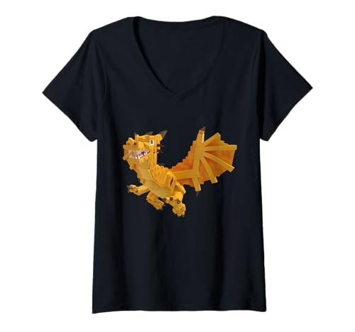Damen Dragon Cannelloni Lustiges italienisches Brainrot Halloween-Kostüm T-Shirt mit V-Ausschnitt Damen Dragon Cannelloni Lustiges italienisches Brainrot Halloween-Kostüm T-Shirt mit V-Ausschnitt von Italian Brainrot Meme Halloween Costumes Humor
