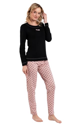 Italian Fashion Schlafanzug Kurz Damen Baumwolle | Pyjama Damen Kurz | Shorty Pyjama | Zweiteiliger Frauen Pyjama Set | Sommer Schlafanzug Frauen | Softes Nachtwäsche Ladies S-XXL von Italian Fashion