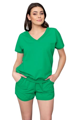 Italian Fashion Lounge Set Damen | Hausanzug Damen | Trainingsanzug Frauen | Jogginganzug Frauen Set 2-Teilig | Stilvolle Streatwear Trainingsanzüge für Ladies S-XXL von Italian Fashion