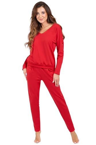 Italian Fashion Lounge Set Damen | Hausanzug Damen | Trainingsanzug Frauen | Jogginganzug Frauen Set 2-Teilig | Stilvolle Streatwear Trainingsanzüge für Ladies S-XXL von Italian Fashion